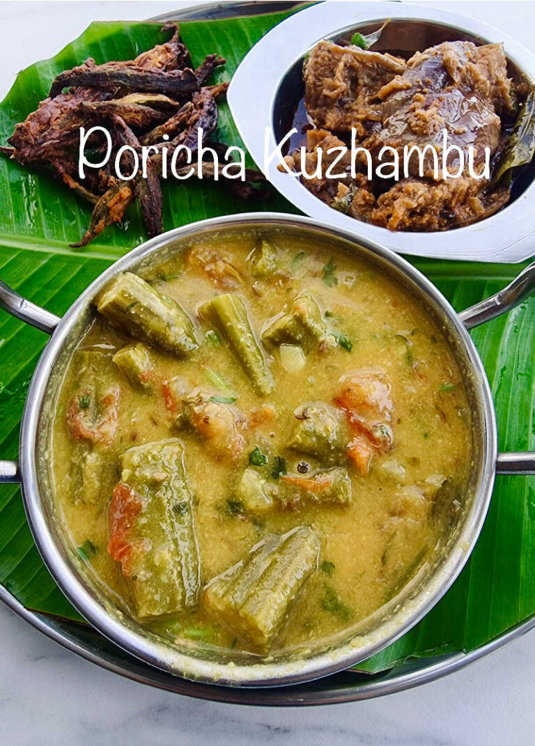Poricha Kuzhambu Recipe👌, How to make Murungakkai Poritha Kulambu(Easy Kuzhambu Recipes)